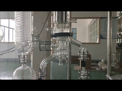 Instrumentos convenientes de reactor de vidrio de laboratorio de una sola capa para material sólido