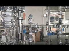 Reactor de vidrio químico de acero inoxidable 304, cristalizador encamisado, destilador
